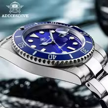 ADDIESDIVE stainless steel watch for men European and American style