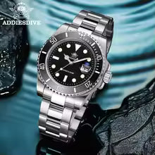 ADDIESDIVE stainless steel watch for men European and American style