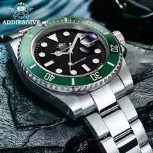 ADDIESDIVE stainless steel watch for men European and American style