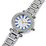 Radiance by Absolute™ Women's Simulated Gemstone Pavé Bracelet Watch