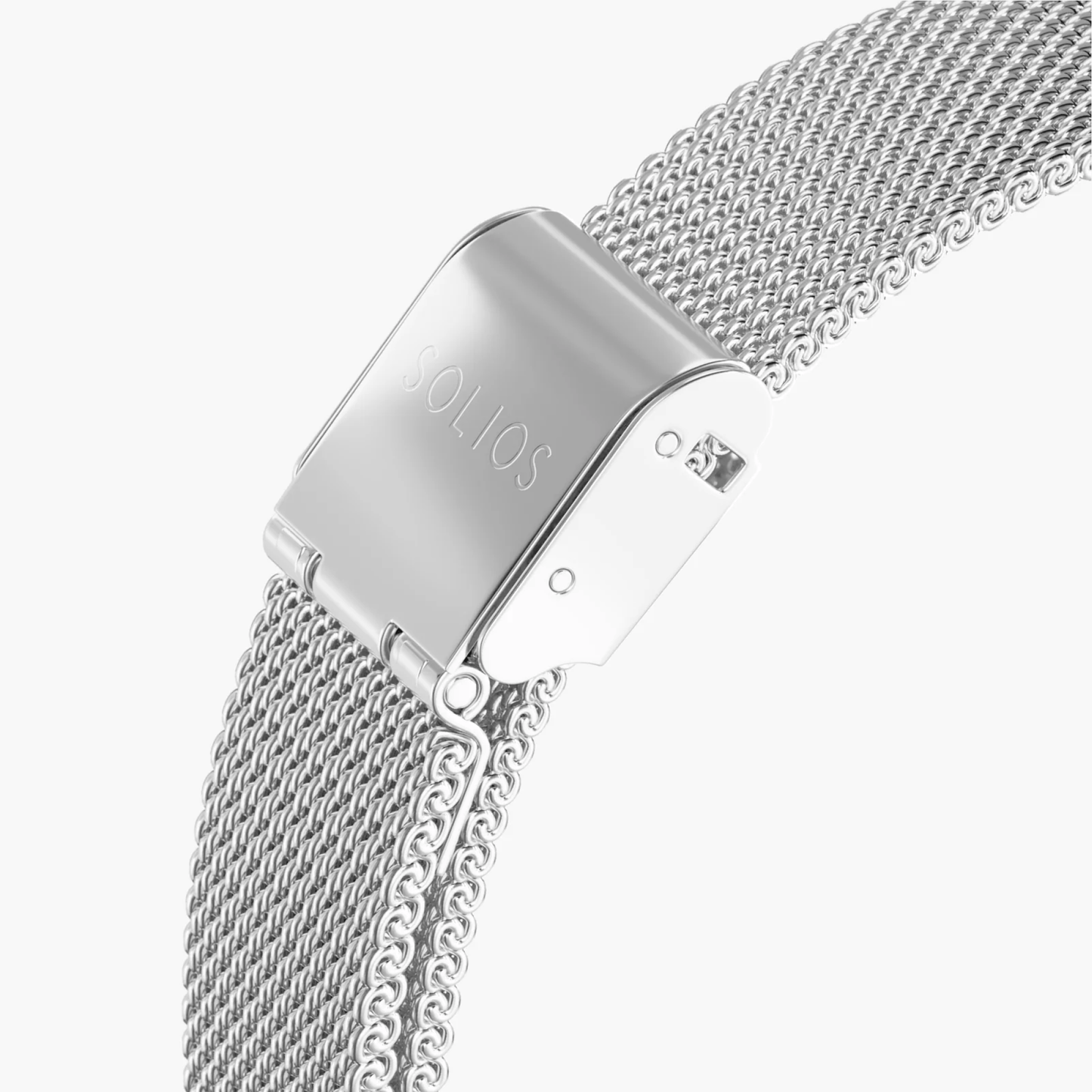 Duo Solar Classic & Mini - White Dial - Silver Case