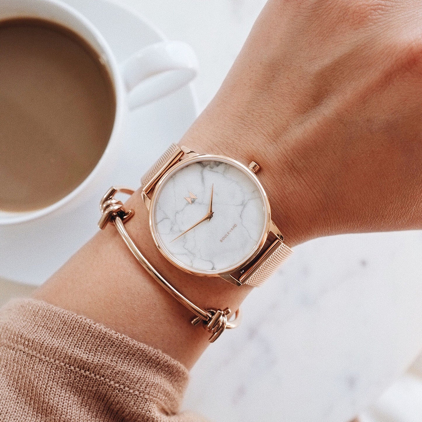 Boulevard Marble - Malibu Rose Women's Watch