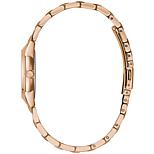 Bulova Rosetone Women's Diamond-Accented Bracelet Watch