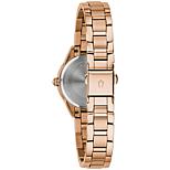 Bulova Rosetone Women's Diamond-Accented Bracelet Watch